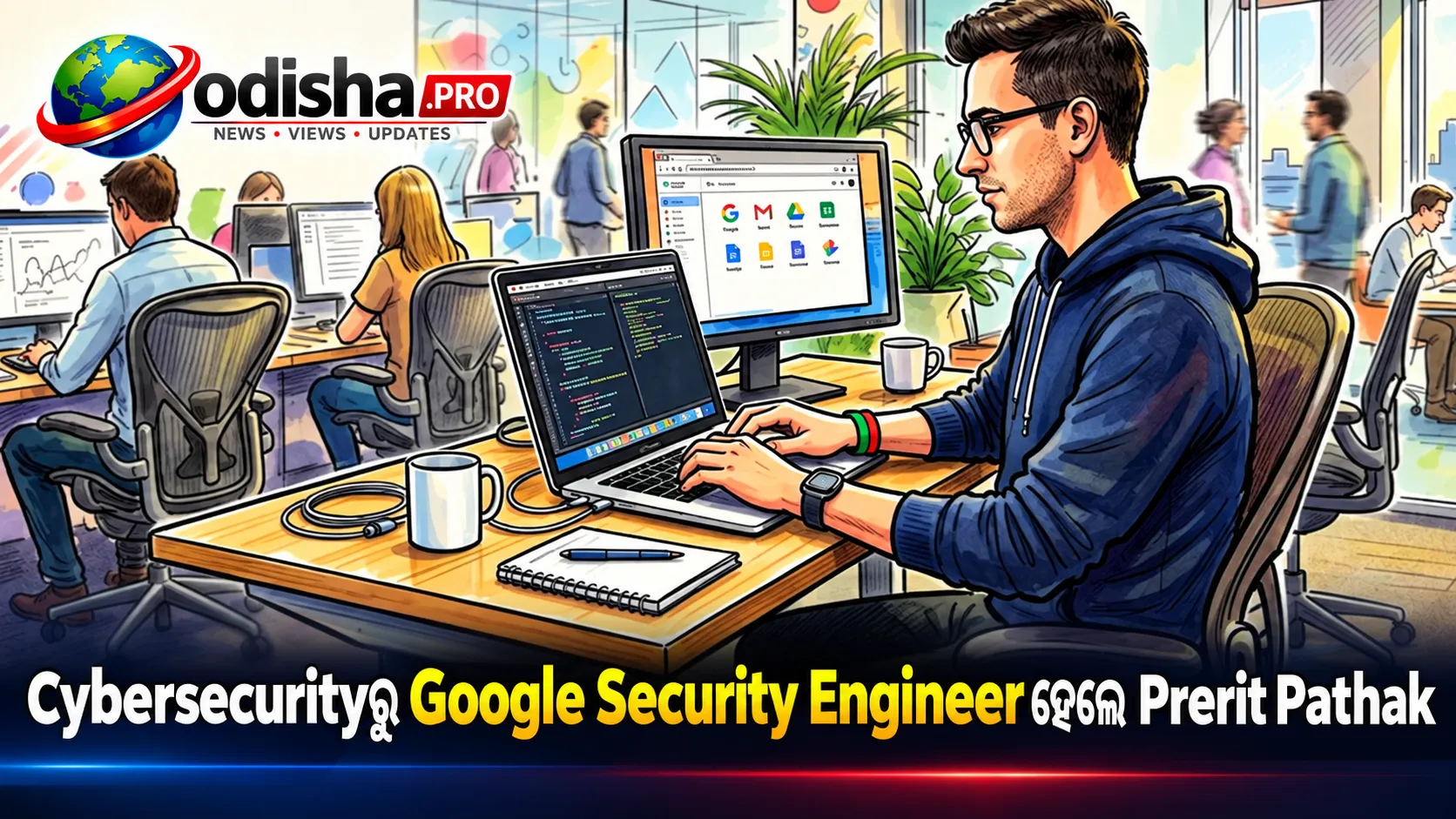 Cybersecurity ପ୍ରତି ଆଗ୍ରହରୁ Google Security Engineer: Prerit Pathakଙ୍କ ସଫଳତାର କାହାଣୀ