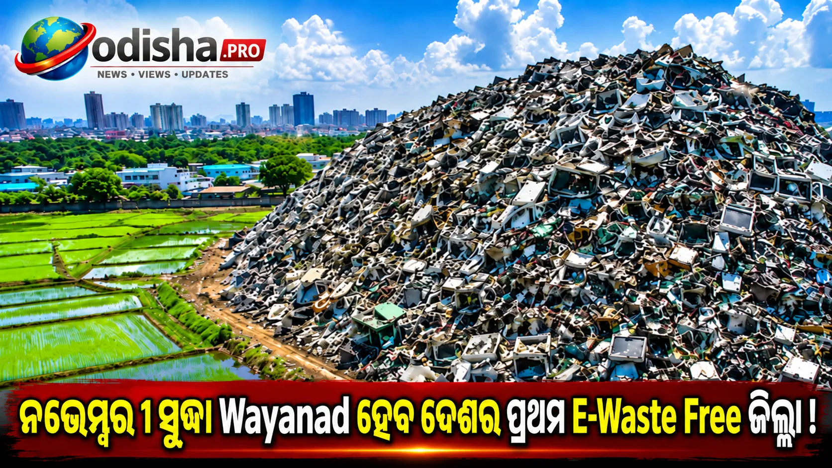 ନଭେମ୍ବର 1 ସୁଦ୍ଧା ଭାରତର ପ୍ରଥମ E-Waste Free ଜିଲ୍ଲା ହେବାକୁ Wayanadର ଲକ୍ଷ୍ୟ