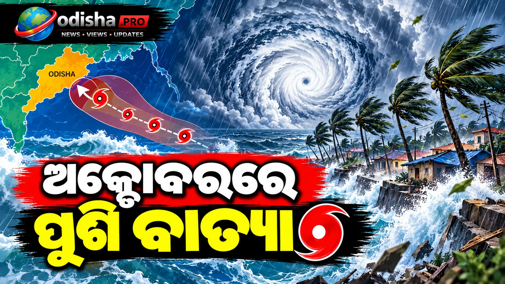 ଅକ୍ଟୋବରରେ ପୁଣି ବାତ୍ୟା ଆଶଙ୍କା! ଆମେରିକା ଓ ୟୁରୋପୀୟ ମଡେଲର ପୂର୍ବାନୁମାନକୁ ନେଇ ବଢ଼ିଲା ଚିନ୍ତା