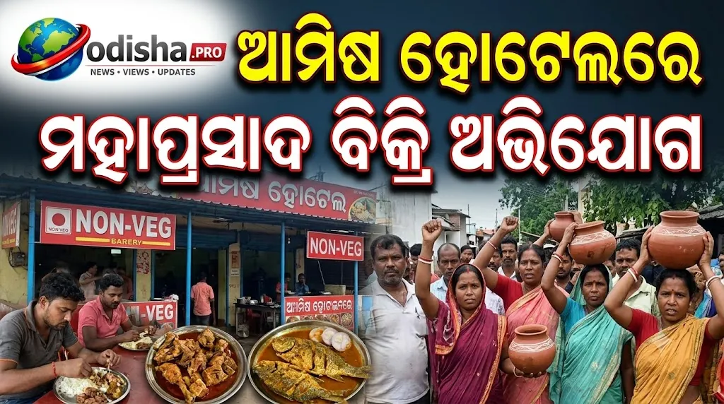 ନନ୍‌ଭେଜ୍‌ ହୋଟେଲରେ ବିକ୍ରି ହେଉଥିଲା ମହାପ୍ରସାଦ! ପୁରୀରେ ହଇଚଇ, ହୋଟେଲ ମାଲିକଙ୍କୁ ଅଟକ ରଖି ତଦନ୍ତ
