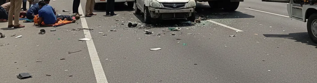 Car Rams Moving Container Truck on NH-16 in Balasore; Five Injured, Two Critical.