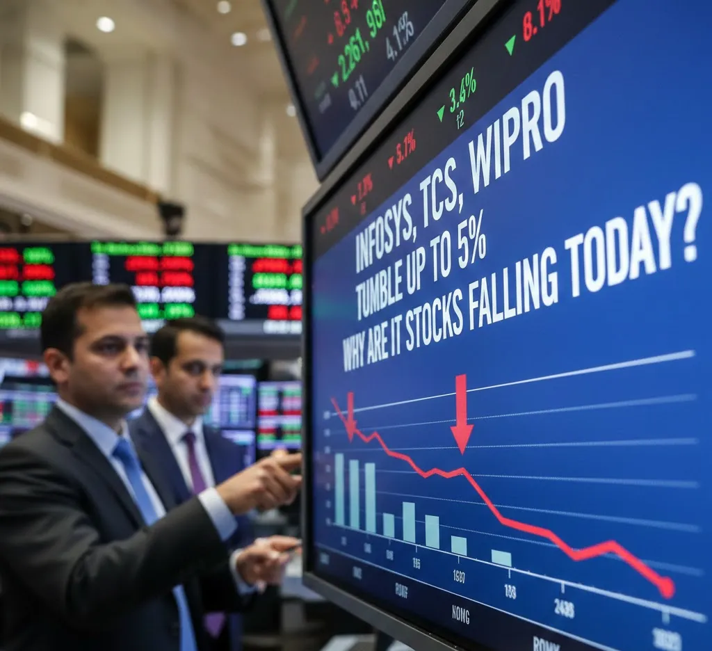 IT Stocks Tumble Up to 5% as Global Tech Sell-Off and AI Fears Weigh on Markets