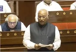 Kharge Raises Odisha Anganwadi Caste Discrimination Issue in Rajya Sabha