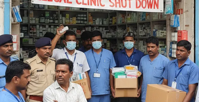 Health Dept Raids Alleged Illegal Clinic in Sonepur district; Owner Denies Charges