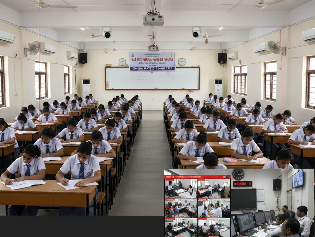 Odisha Matric Exams from Feb 19 with Live CCTV Monitoring Across 3,000+ Centres