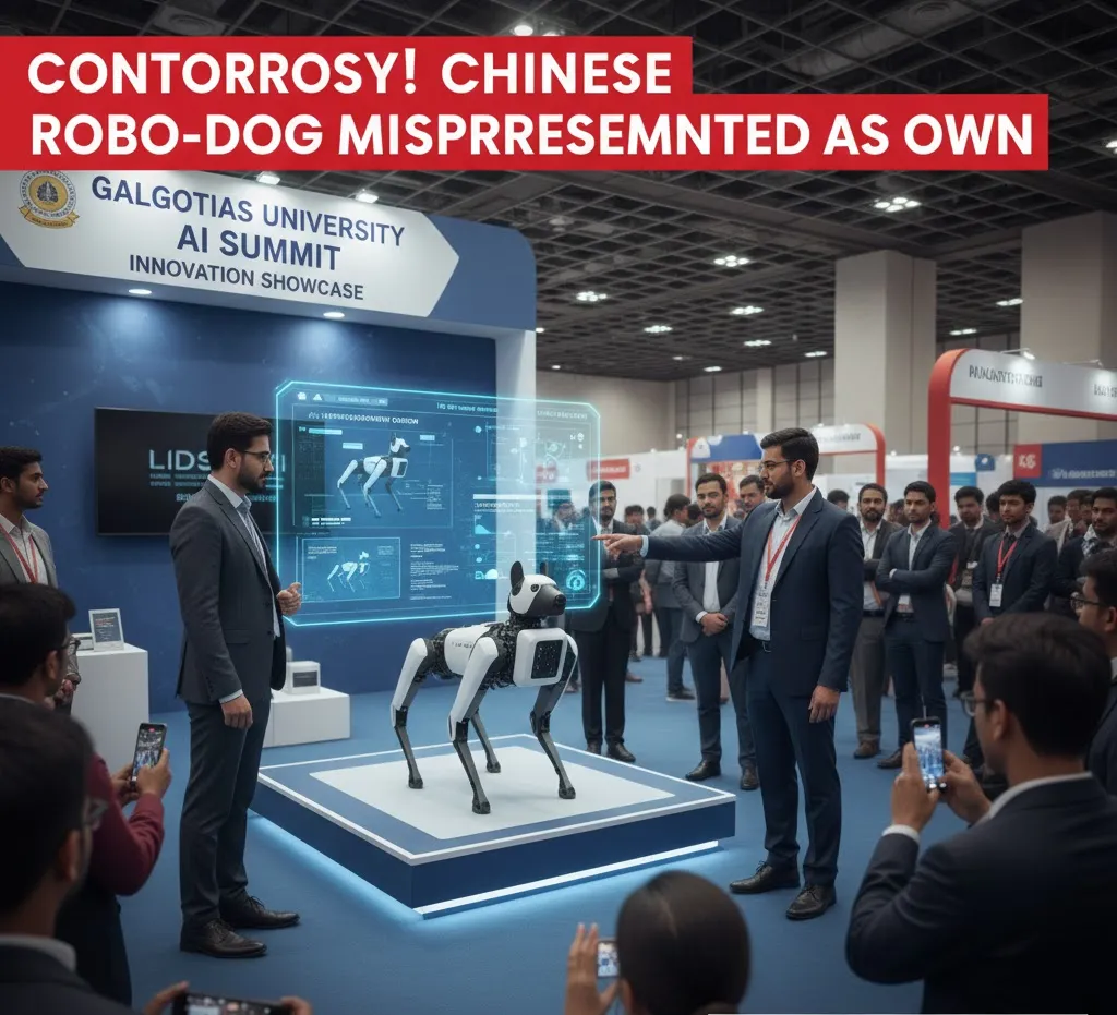 Galgotias University Clarifies Chinese Robodog ‘Orion’ Was Purchased, Not Developed
