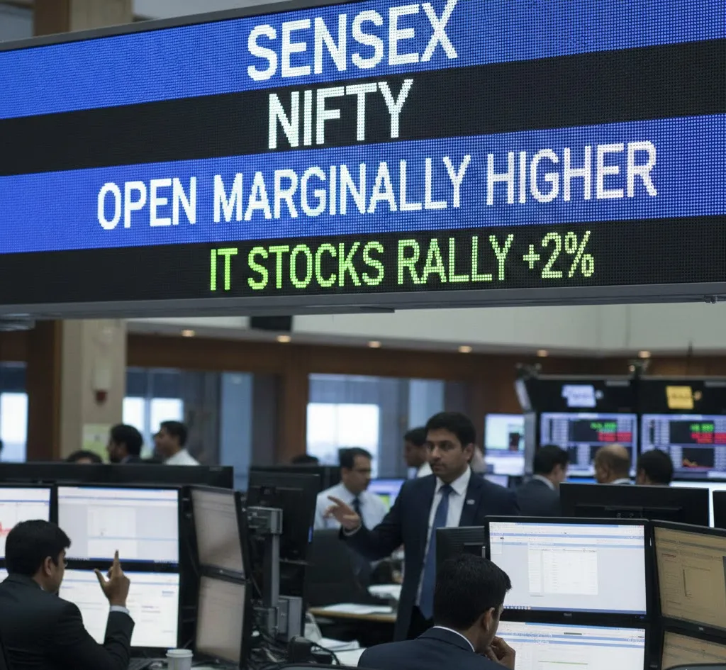 Sensex, Nifty Edge Higher as IT Stocks Rebound; Mid and Smallcaps Regain Investor Focus