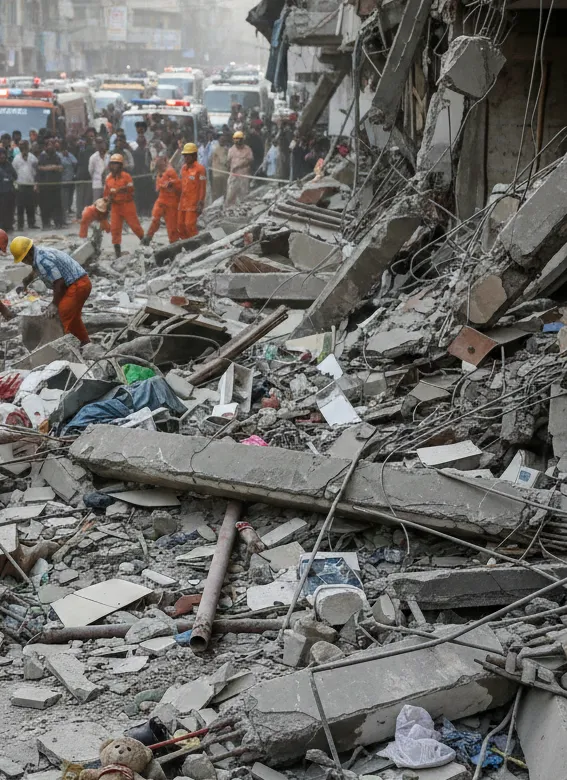 16 Killed in Suspected Gas Leak Explosion in Karachi Residential Building