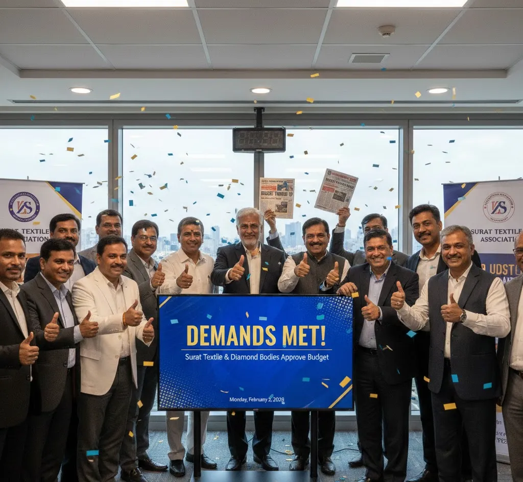 Surat Textile and Diamond Industry Welcomes Union Budget, Calls It Growth-Oriented