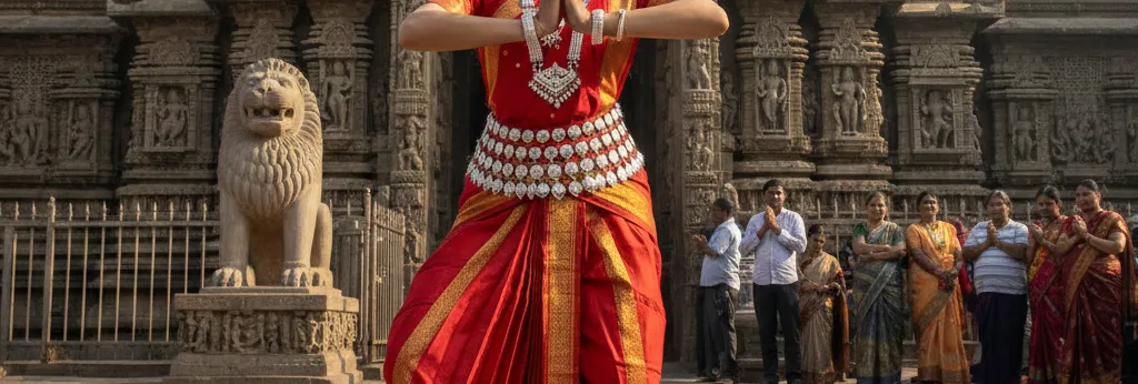 Taiwan Devotee Performs Odissi at Puri Srimandir’s Singhadwar, Wins Hearts of Devotees