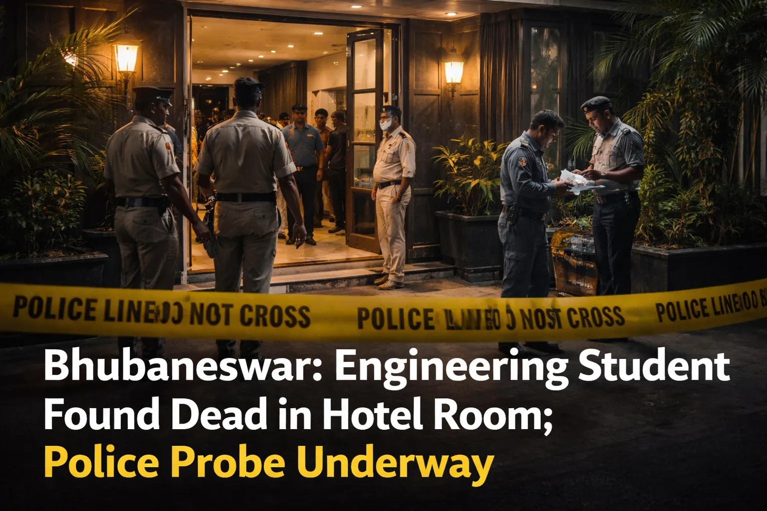 Engineering Student Found Dead in Bhubaneswar Hotel Room; Police Probe Underway