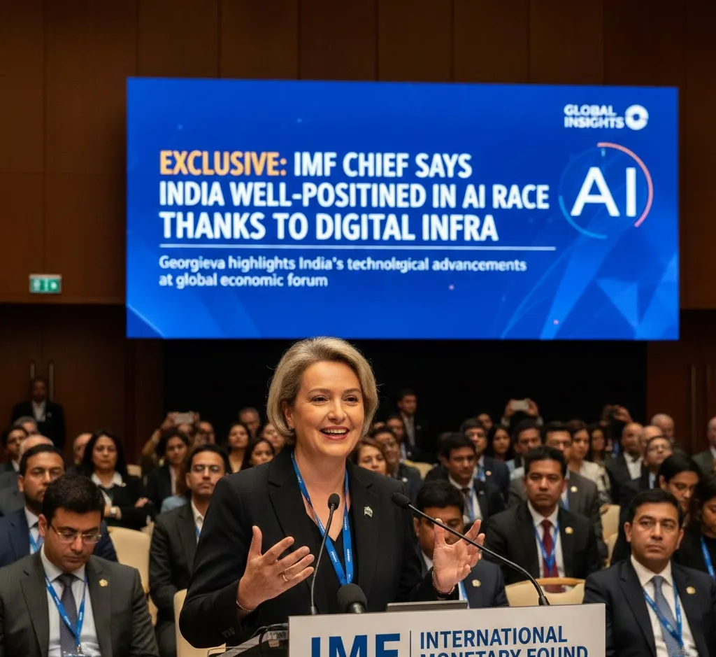 IMF Chief Kristalina Georgieva: AI Can Boost Growth, But India Must Prepare for Uneven Job Shifts