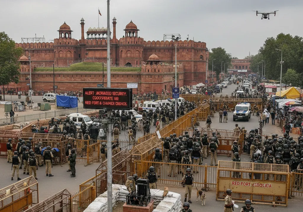 Security Alert in Delhi After Intelligence Warning of Possible Terror Plot Near Red Fort