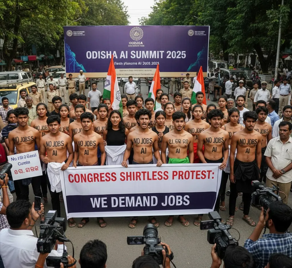 Delhi Police Alleges Youth Congress Protest at AI Summit Inspired by Nepal Gen Z Movement