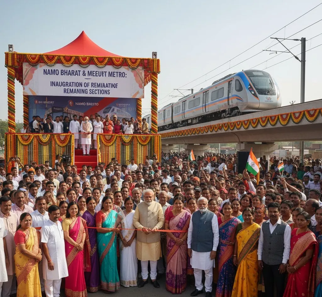 PM Narendra Modi to Inaugurate Delhi–Meerut Namo Bharat RRTS and India’s Fastest Meerut Metro