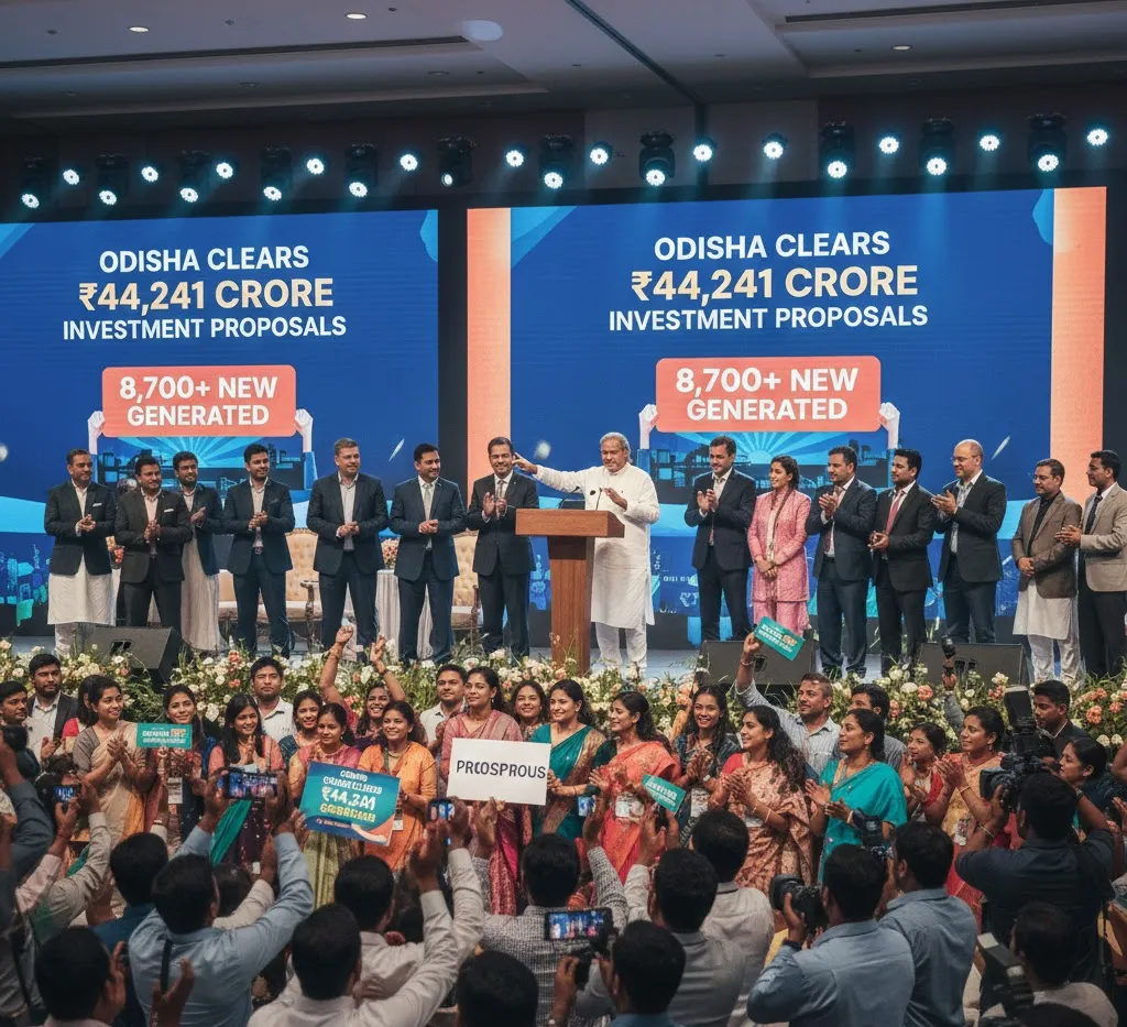 Odisha Approves ₹44,241 Crore Investment in 10 Mega Projects, Over 8,700 Jobs Expected