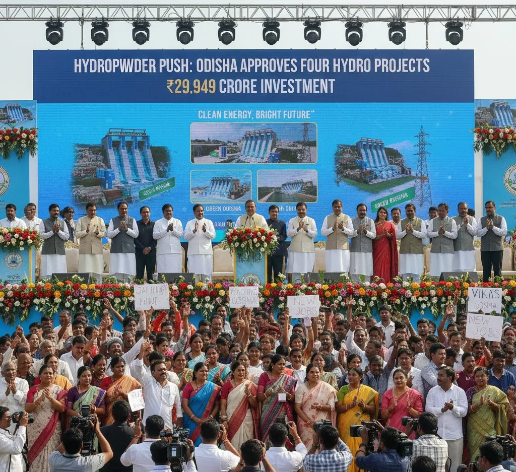 Odisha Approves Rs 29,900 Crore Hydropower Projects and Rs 1,622 Crore Telecom Investment