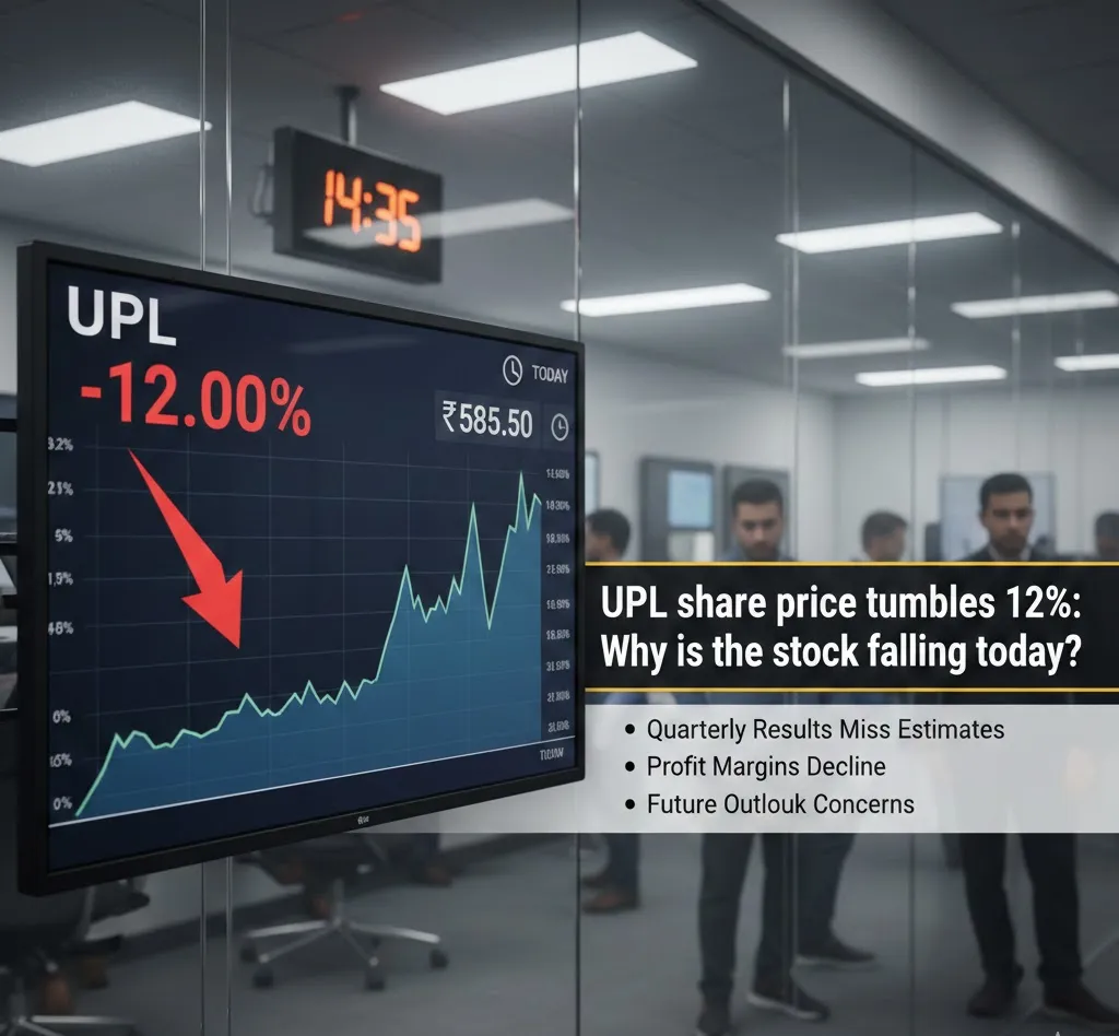 UPL Share Price Tumbles 12%: Why Is the Stock Falling Today?