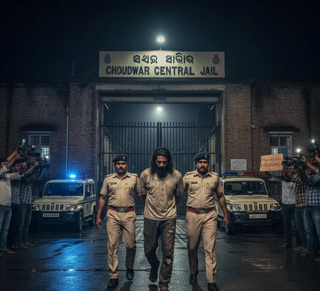 Choudwar Jail Escape Case: Arrested Inmate Sent Back to Choudwar Jail After Police Remand
