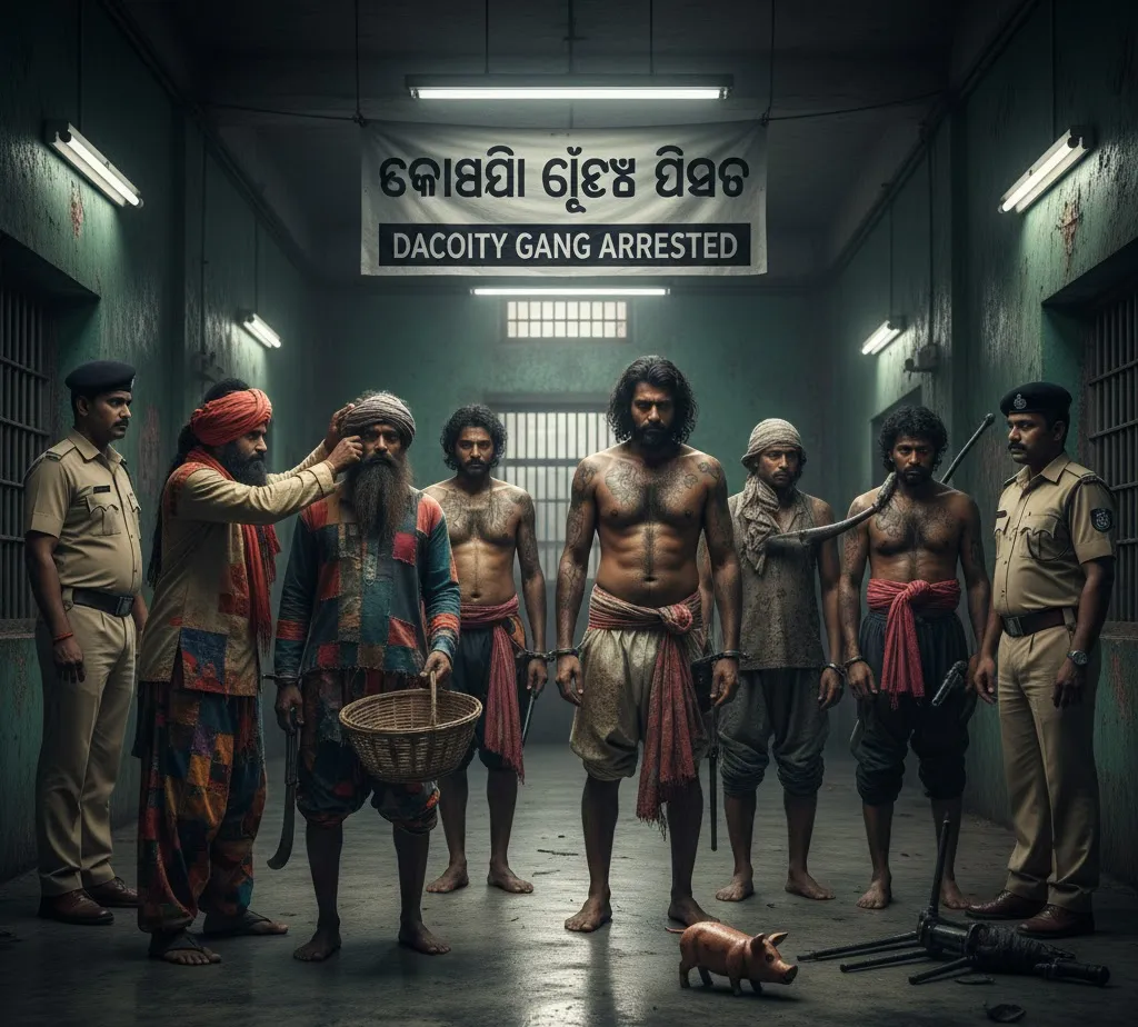 Dacoity Gang Disguised as Beggars, Pig Herders Busted by Police in Cuttack; 5 Arrested