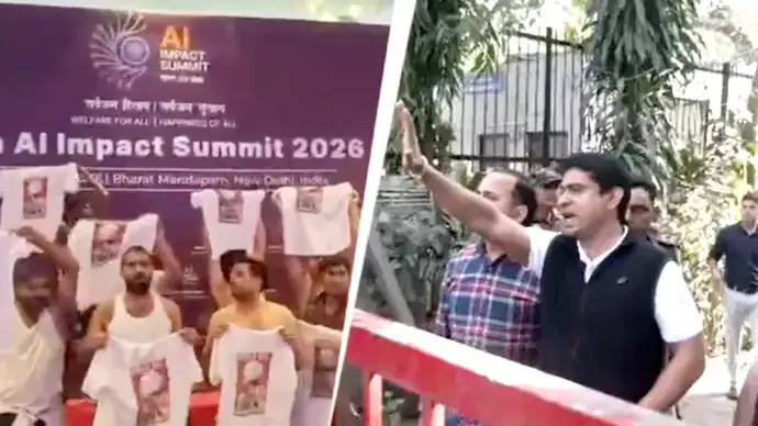 Delhi Police Arrests Uday Bhanu Chib Over Shirtless Protest at AI Summit
