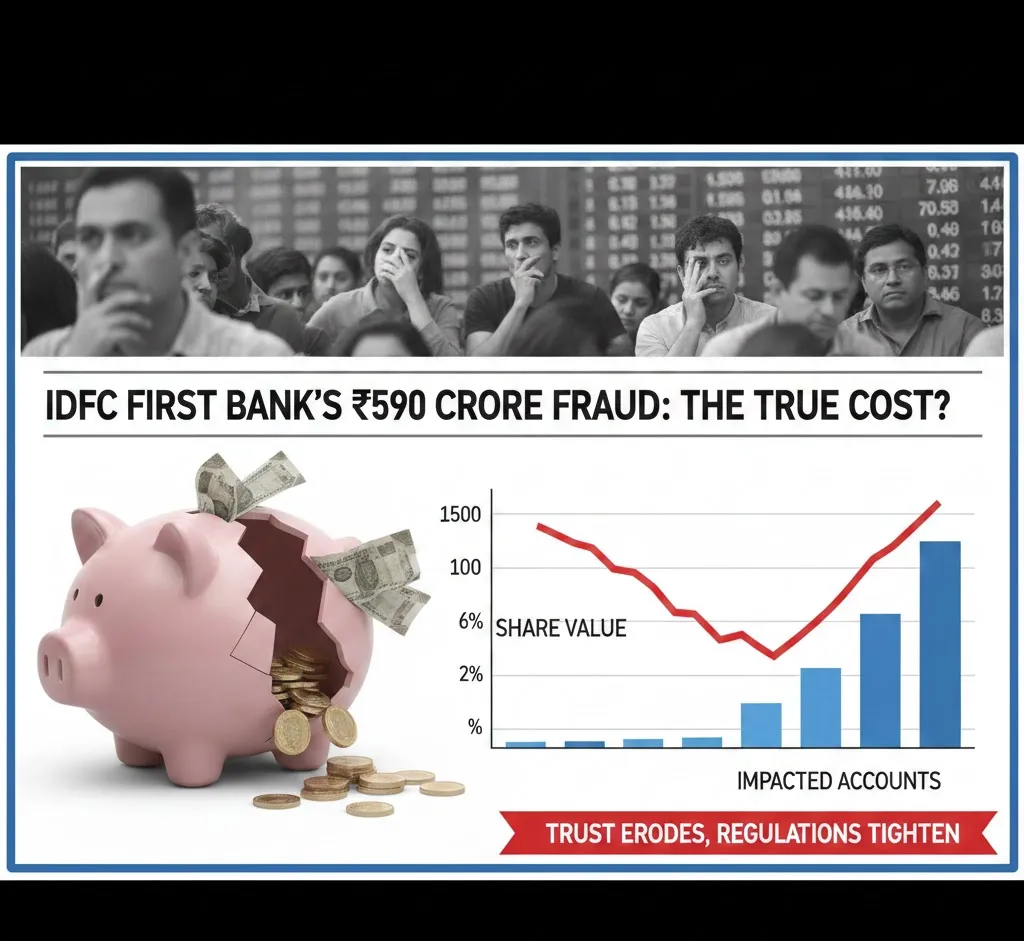 IDFC First Bank’s ₹590‑Crore Fraud: How Severe Is the Damage?