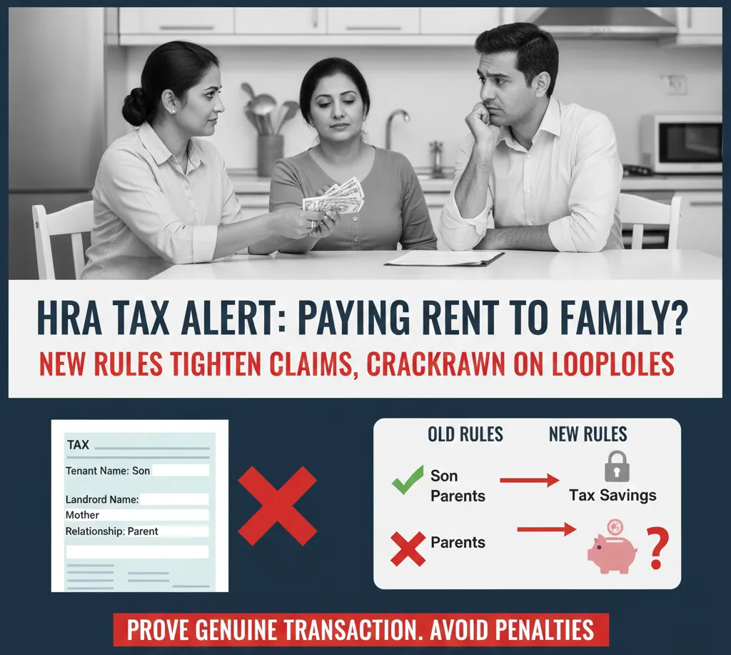 Paying Rent to Parents or Spouse to Save Tax? New Rules Tighten HRA Claims