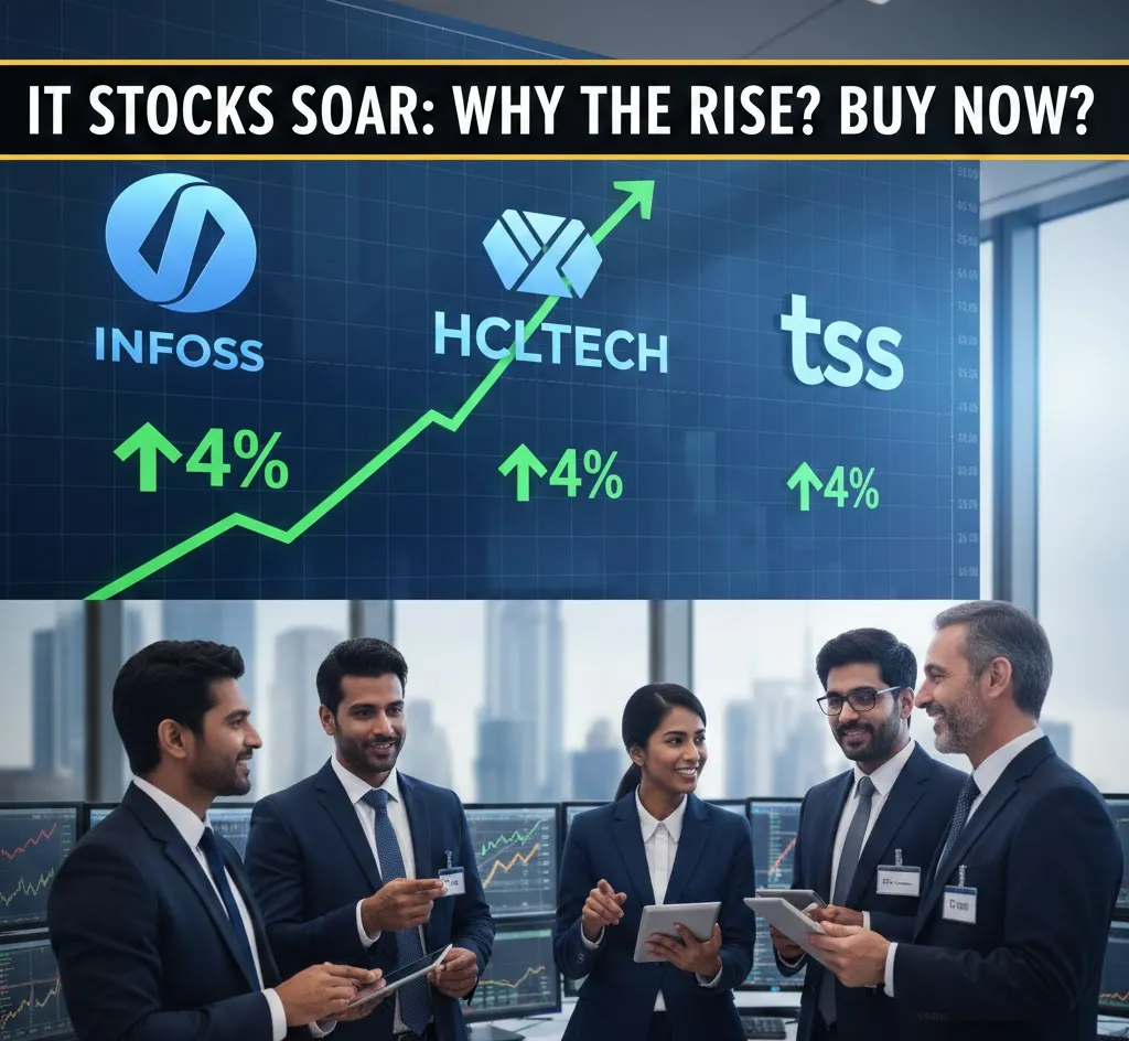 Infosys, HCLTech, TCS Rise Up to 4% — Why IT Stocks Are Gaining Today and Should You Buy?
