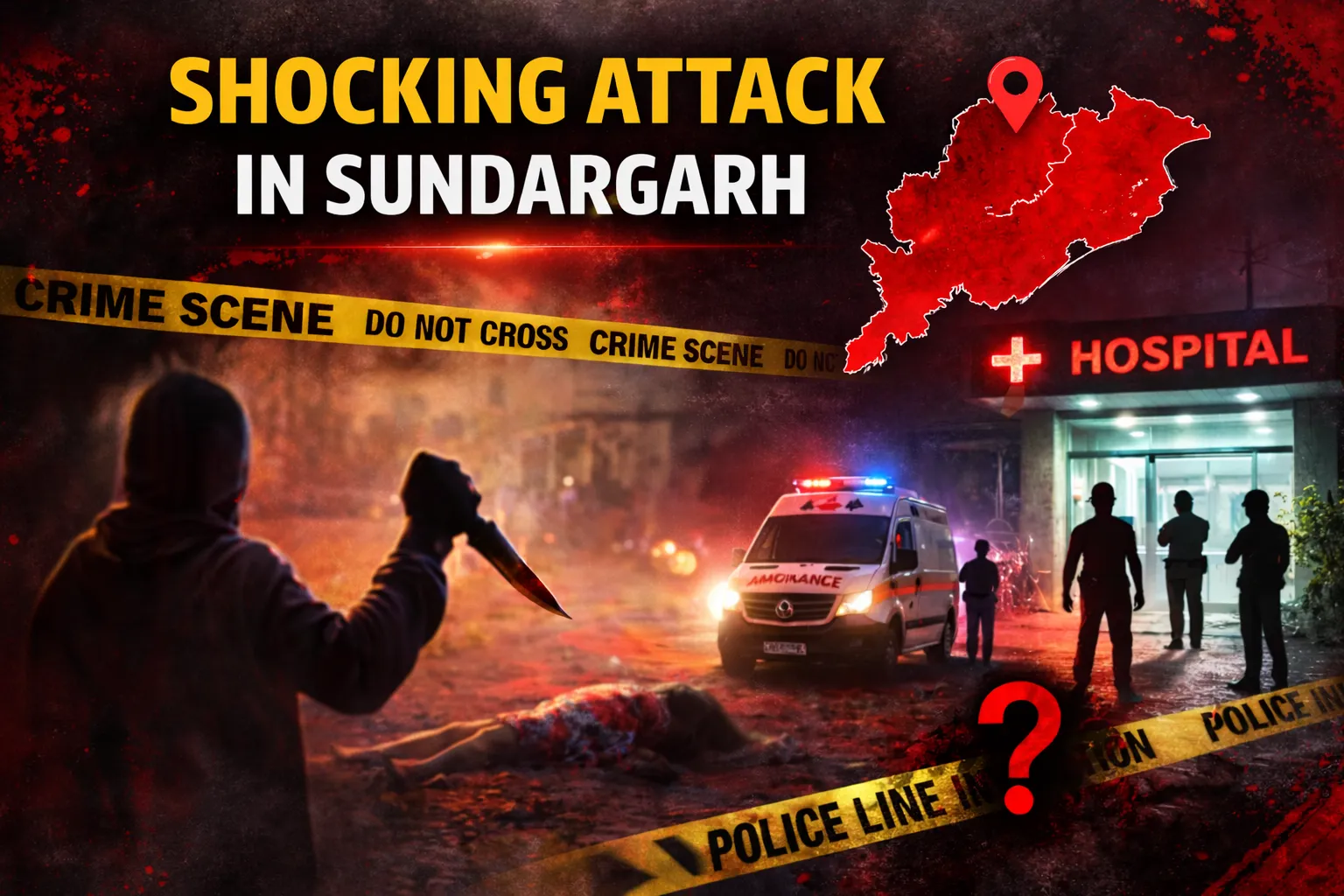 Woman’s Throat Allegedly Slit by Miscreants in Sundargarh