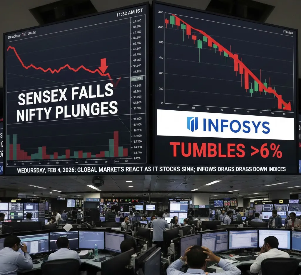 Markets Open Flat as IT Stocks Drag; Sensex, Nifty Struggle After Sharp Rebound