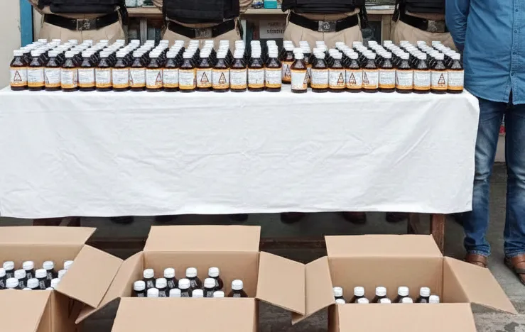 840 Bottles of Banned Cough Syrup Seized in Bhadrak, One Arrested