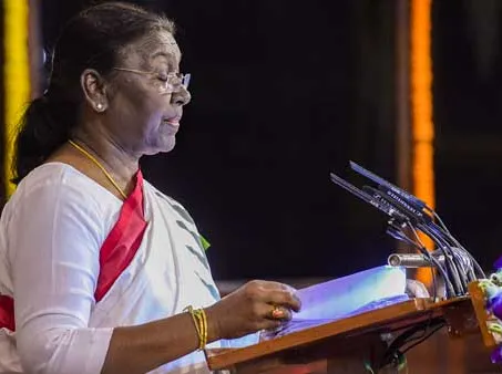 President Murmu Calls for Inclusive Fintech and Gender Equity at Black Swan Summit in Bhubaneswar.