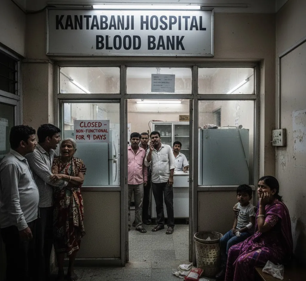 Kantabanji Hospital Blood Bank Non-Functional for 9 Days, Patients Face Hardship