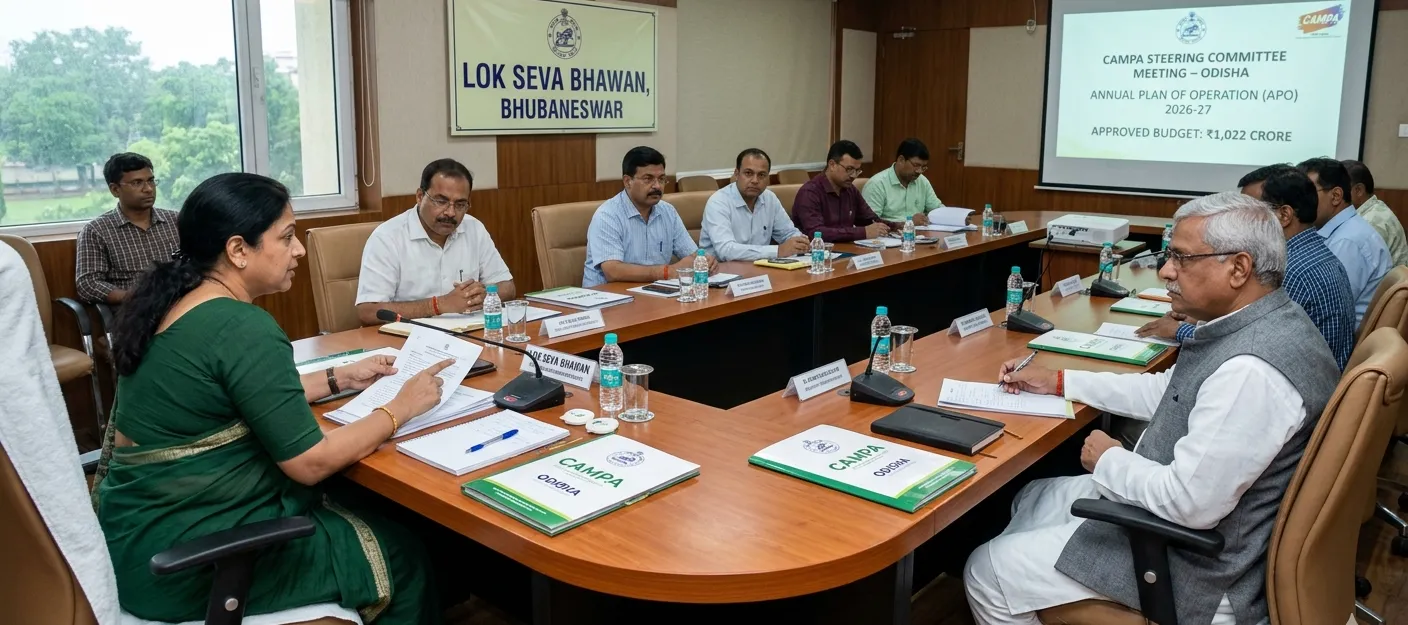 Odisha CAMPA Panel Approves ₹1,022 Crore Annual Plan for 2026–27