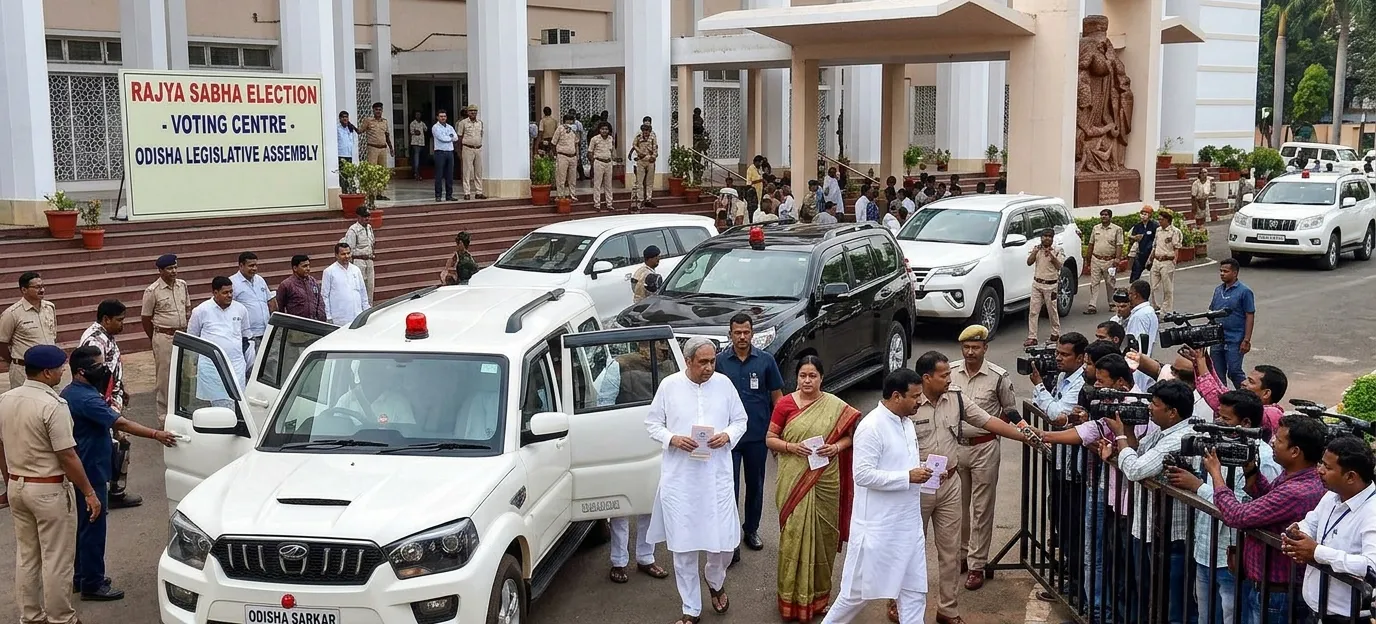 ଓଡ଼ିଶାରେ ରାଜ୍ୟସଭା ନିର୍ବାଚନ ଭୋଟଗ୍ରହଣ ଆରମ୍ଭ, ବିଧାନସଭାରେ ତୀବ୍ର ରାଜନୈତିକ ଗତିବିଧି