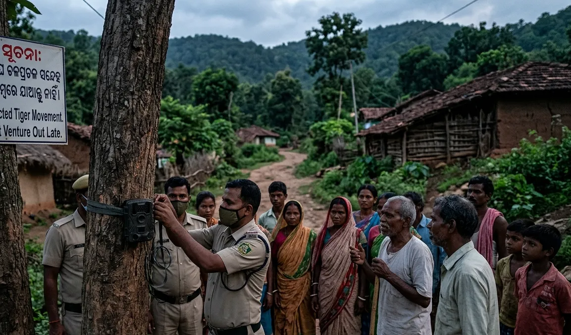 ଗଜପତିରେ ‘ବାଘ ଆତଙ୍କ’: ଗାଁଗୁଡ଼ିକରେ ଭୟ, ବନ ବିଭାଗ ଲଗାଇଲା ଟ୍ରାପ୍ କ୍ୟାମେରା