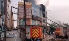 ଭୁବନେଶ୍ୱରର ପ୍ରିୟଦର୍ଶିନୀ ମାର୍କେଟ୍‌ରେ ଭୟାବହ ଅଗ୍ନିକାଣ୍ଡ, ଅଞ୍ଚଳରେ ଆତଙ୍କ