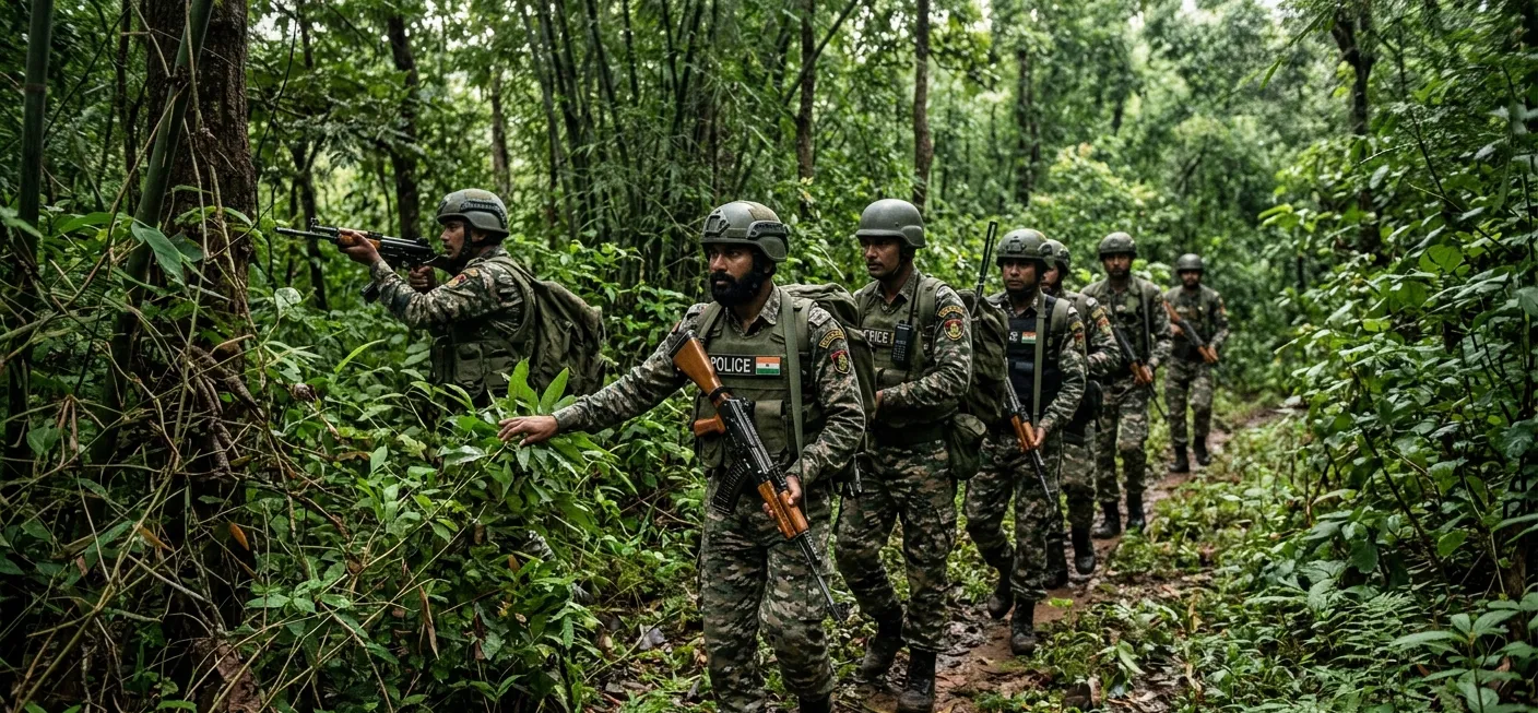 ମାଓବାଦୀ ନେତା ଶୁକ୍ରୁଙ୍କୁ ଘେରିଲା ସୁରକ୍ଷାବାହିନୀ, ତ୍ରିସୀମା ଜଙ୍ଗଲରେ ବ୍ୟାପକ ଅଭିଯାନ ଜାରି