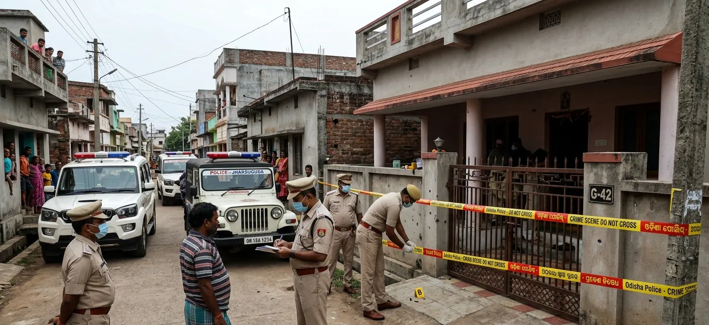 ଝାରସୁଗୁଡାରେ ଘର ସମ୍ମୁଖରେ ଗୁଳିକାଣ୍ଡ: ମହିଳା ଆହତ, ବୁର୍ଲାକୁ ସ୍ଥାନାନ୍ତରିତ; ତଦନ୍ତ ଜାରି