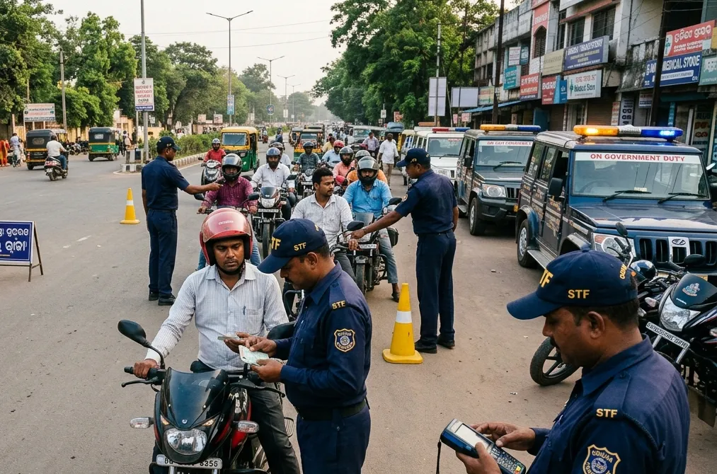 ରାଉରକେଲାରେ ହେଲମେଟ୍ ଚେକିଂ କଡାକଡି, ଅଭିଯାନ ଚାଲିବ ଜାରି