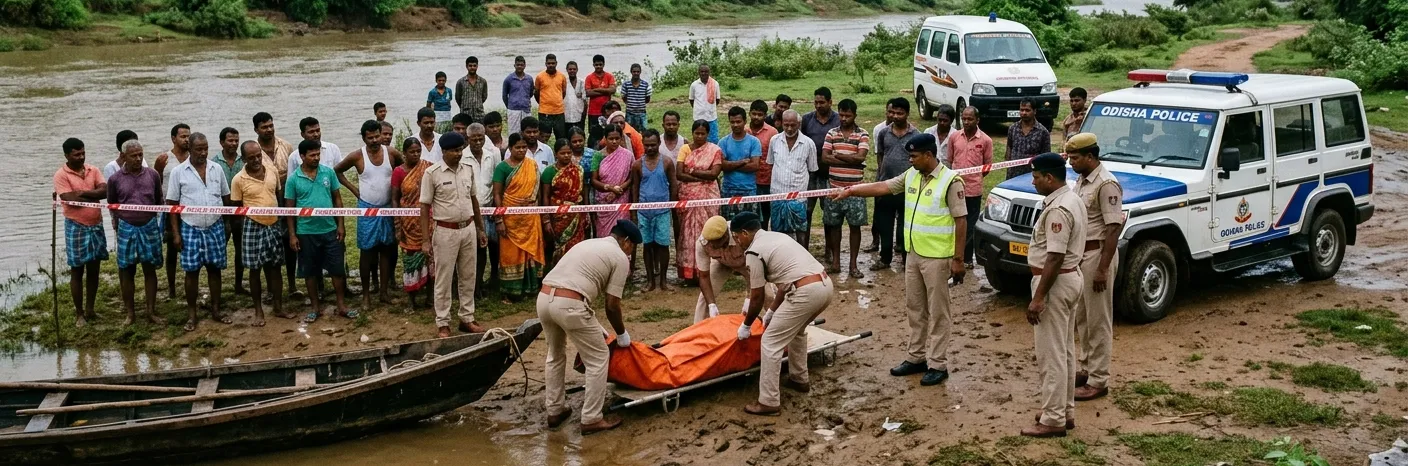 ଗଞ୍ଜାମରେ ନଦୀରୁ ଯୁବକଙ୍କ ମୃତଦେହ ଉଦ୍ଧାର, ଡୁବି ମୃତ୍ୟୁ ସନ୍ଦେହ
