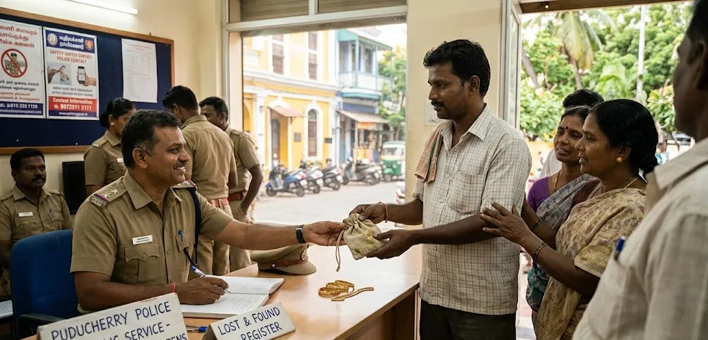 Puducherry Vendor Finds Rs 4 Lakh Worth of Gold on Street, Wins Hearts With Honesty