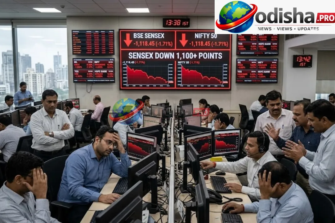Why BSE Sensex Fell 1,100 Points Today: Key Reasons Behind the Market Crash
