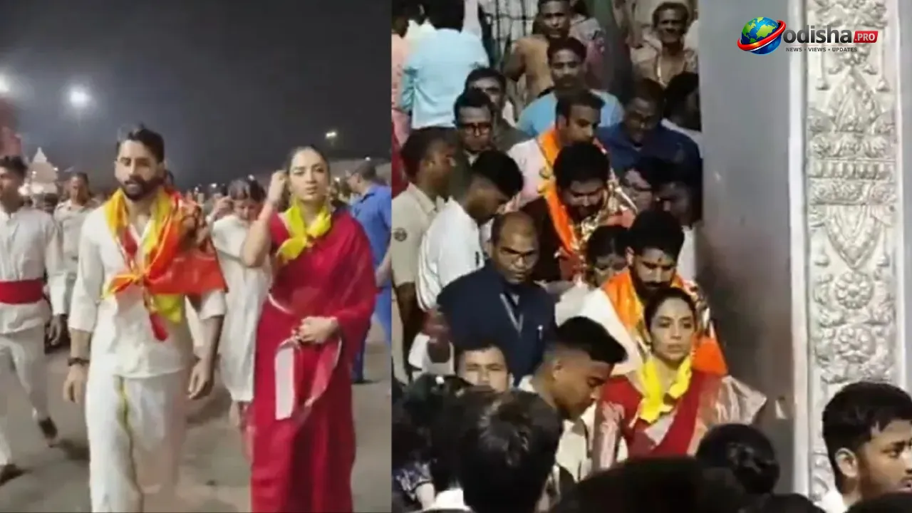 Naga Chaitanya and Sobhita Dhulipala Offer Prayers at Jagannath Temple in Puri