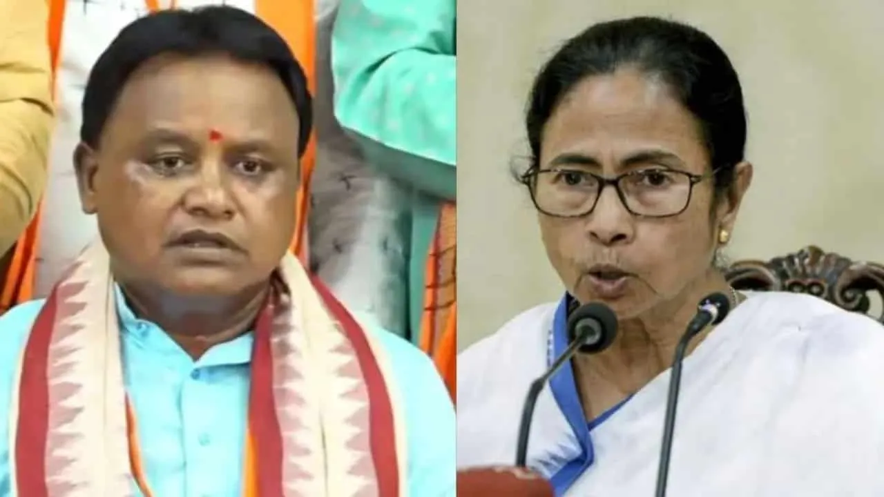 Odisha CM Mohan Majhi Slams Mamata Banerjee Over Santali Conference Row During President Murmu’s Visit