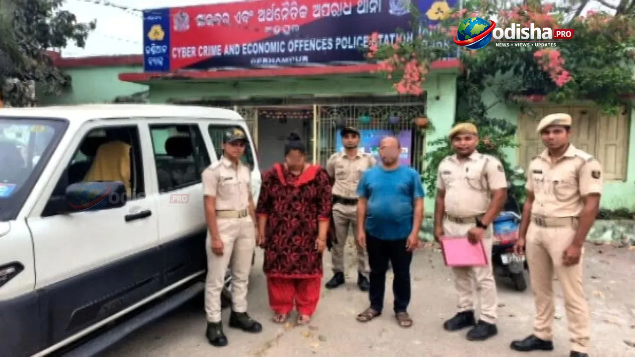 Berhampur Cyber Police Arrest Uncle-Niece Duo in Rs 1 Crore Mule Account Fraud Case