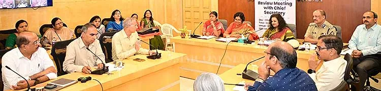 ଲୋକସେବା ଭବନରେ ମହିଳା ସୁରକ୍ଷା ଉପରେ ଉଚ୍ଚସ୍ତରୀୟ ସମୀକ୍ଷା ବୈଠକ ଆୟୋଜିତ