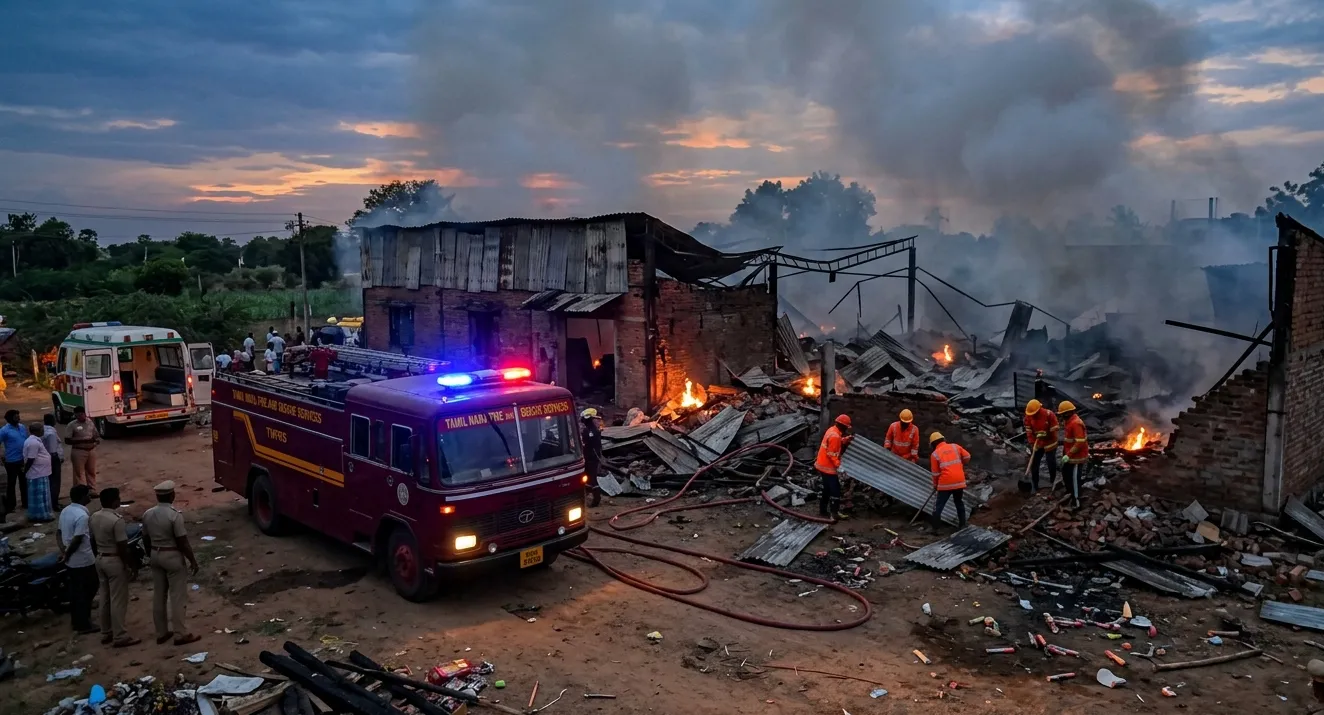 ଭିରୁଧୁନଗରରେ ପଟାକା କାରଖାନାରେ ବିସ୍ଫୋରଣ, ଆହତଙ୍କୁ ଉଦ୍ଧାର ପାଇଁ ଜୋରଦାର ଅଭିଯାନ