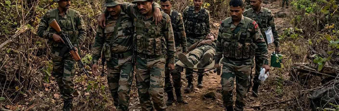 ଝାରଖଣ୍ଡରେ ମାଓବାଦୀ ସଂଘର୍ଷ: CoBRA ଜବାନ ୫ ଜଣ ଆହତ, କିଛି ମାଓବାଦୀ ମୃତ ହୋଇଥିବା ଆଶଙ୍କା