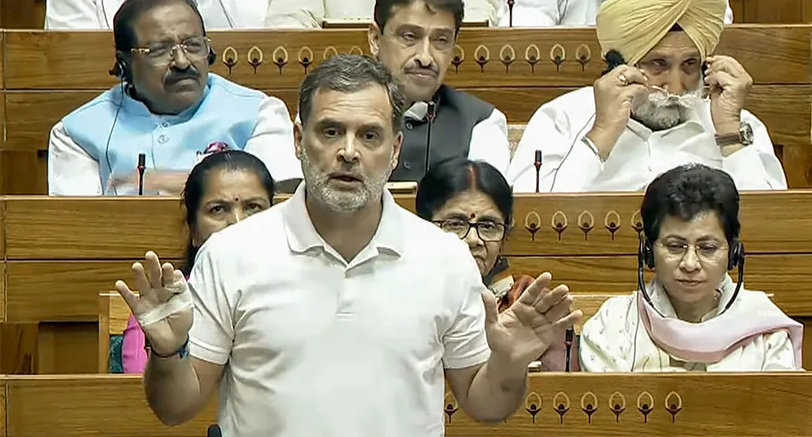 ଲୋକସଭାରେ ରାହୁଲ ଗାନ୍ଧୀଙ୍କ ତୀବ୍ର ଆକ୍ରମଣ: “ଏହା ମହିଳା ସଶକ୍ତିକରଣ ପାଇଁ ନୁହେଁ, ନିର୍ବାଚନୀ ମାପଚିତ୍ର ବଦଳାଇବା ଚାଳ”